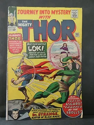 Buy Marvel Comic Thor The Mighty Journey Into Mystery Loki  Issue #108 • 50.24£