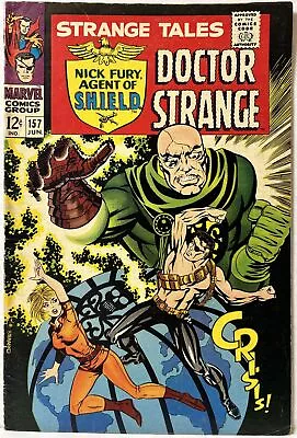 Buy Strange Tales #157 (1967), Fury By Jim Steranko!Dr. Strange By Marie Severin! FN • 23.29£