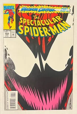 Buy The Spectacular Spider-Man #203 1993 Marvel Comic Book - We Combine Shipping • 2.42£