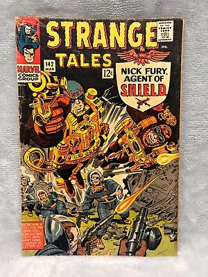 Buy Strange Tales Doctor Strange Nick Fury Agent Of Shield Marvel Comics 142 • 11.65£
