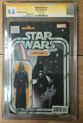 Buy Darth Vader #1 JTC Variant 1st Black Krrsantan  Stan Lee SS CGC 9.6 • 775£