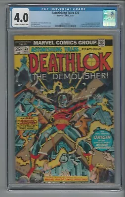 Buy Astonishing Tales #25 CGC 4.0 VG Marvel Comics 8/74 1st Appearance Of Deathlok • 97.08£