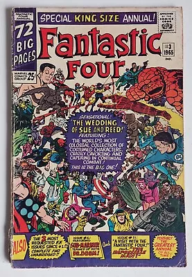 Buy Fantastic Four Annual #3 10/1965 (2.0 GD) Dr Doom ++ • 80£