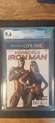 Buy Invincible Iron Man #7 (2016) CGC 9.6 Key Issue • 80£