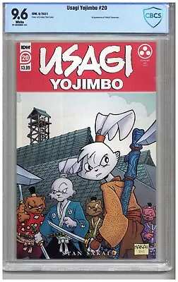 Buy Usagi Yojimbo  # 20  CBCS  9.6   NM+  Wht Pgs 6/21  1st App. Of Yukichi Yamamoto • 54.36£