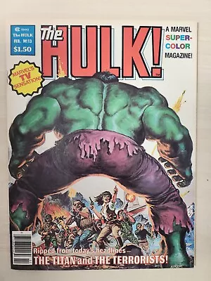 Buy HULK Magazine #13 FEB 1979 (8.0) 1st Bill Sienkiewicz/Early Moon Knight • 54.32£
