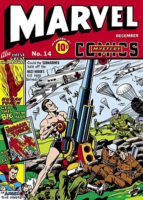Buy MARVEL MYSTERY COMICS #14 COMIC COVER 11 X17  POSTER PRINT • 13.99£