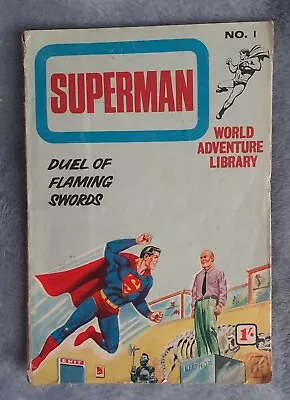 Buy Rare Superman 'Duel Of Flaming Swords' Comic 1st Edition • 88£