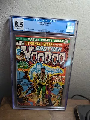 Buy Marvel Comics Strange Tales 169 9/73 FANTAST CGC 8.5 White Pages • 283.46£