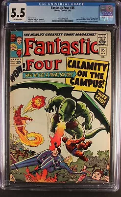 Buy FANTASTIC FOUR  # 35  Attractive CGC Grade! Affordable 5.5!    4025272024 • 96.29£