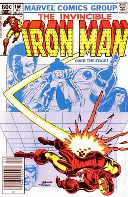 Buy Iron Man #166 FN 1983 Stock Image 1st Full App. Obadiah Stane • 5.67£