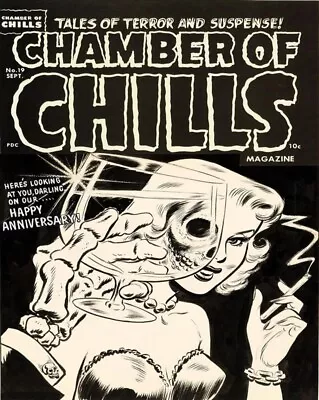 Buy Chamber Of Chills #19 Original Art Variant Cover Photocopy Comic Book • 7.77£