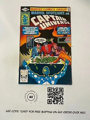 Buy Marvel Spotlight On Captain Universe # 11 FN/VF Comic Book Claws Of Cat 22 J226 • 9.34£