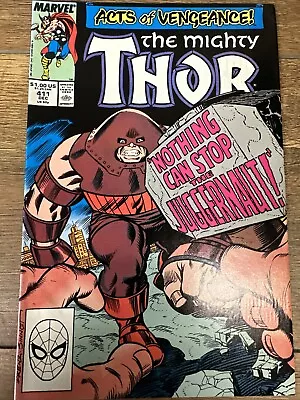Buy Thor #411 (vol.1) First Cameo Appearance Of New Warriors Night Thrasher Marvel • 25£