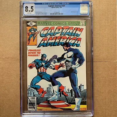 Buy Captain America #241, Cgc 8.5 Wp, 1980 Bronze Key, Frank Miller Cover! • 77.66£