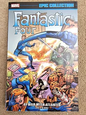 Buy Fantastic Four Marvel Epic Collection 6 At War With Atlantis 1969-1970 • 40£