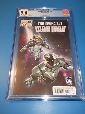Buy Invincible Iron Man #13 CGC 9.8 NM/M Gorgeous Gem Wow • 25.62£