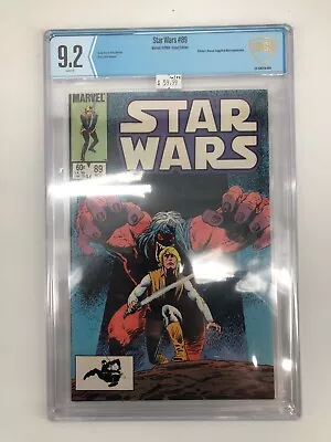 Buy Star Wars 89 Blackart Braxas Raggold Mary CBCS 9.2 1984 Marvel Comics • 38.82£