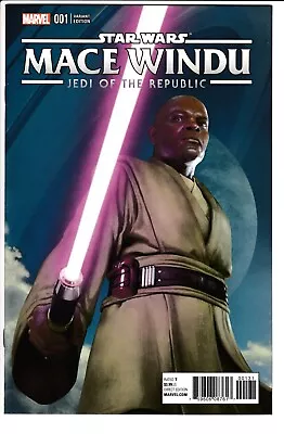 Buy STAR WARS: JEDI OF THE REPUBLIC - MACE WINDU, VARIANT, Marvel Comics (2017) • 4.95£