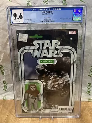Buy Star Wars Vol 4 #51 Chief Chirpa Ewok  Action Figure Cover  Cgc 9.6 Comic • 38.75£