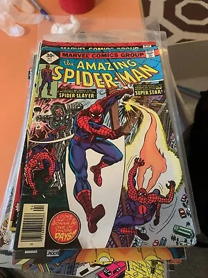 Buy Amazing Spider-Man #167 FN- 1st Will-O'-The-Wisp 1st Bart Hamilton Spider-Slayer • 11.65£