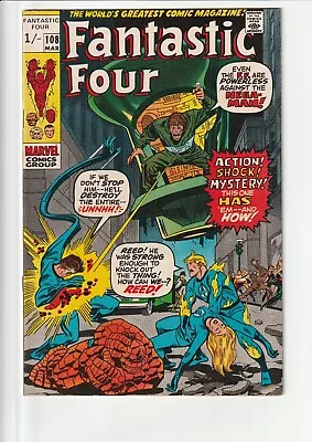 Buy Fantastic Four #108 Bronze Age Marvel Comic Book • 25£