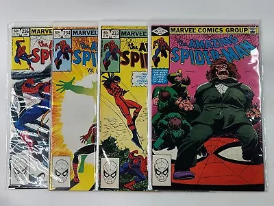 Buy Amazing Spider-Man 232 233 234 236 DIRECT 4 Book Marvel Bronze Age Lot 1982 • 31.06£