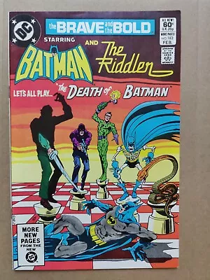 Buy The Brave And The Bold #183 (1982) Vintage The Riddler And Batman Team-Up VF • 4.67£