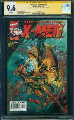 Buy Uncanny X-Men #386 CGC 9.6 Claremont & Derenick Signature Series 2000 Signed • 76.88£