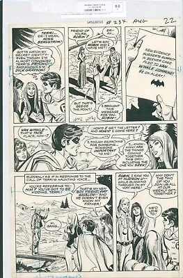 Buy Batman #234 DC 1971 Original Art Pg #4 Irv Novick Dick Giordano 1st SA Two-face • 1,378.48£
