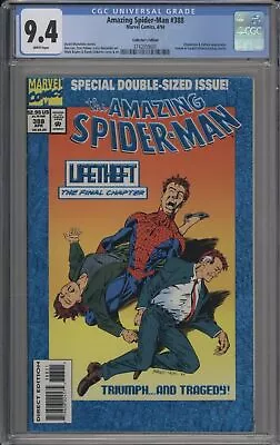Buy Amazing Spider-man #388 - Cgc 9.4 - Collectors Edition Blue Foil Cover • 41.15£