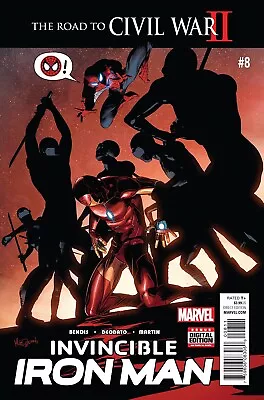 Buy Invincible Iron Man #8 (2015) Civil War Ii Vf/nm Marvel • 4.95£