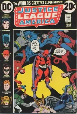 Buy Justice League Of America #106 GD/VG 3.0 1973 Stock Image Low Grade • 3.42£