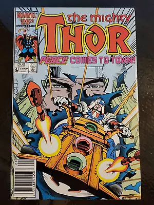 Buy Thor #371. 1st App. Justice Peace! 1986. Newsstand Edition!! • 11.65£