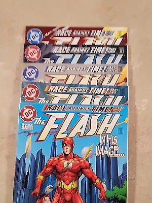 Buy The Flash Vol 2 Issues 113-117 Race Against Time 5-Part Storyline DC Comic Books • 3.88£