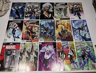 Buy BLACK CAT Lot Of 15 #1-9 11. Issues 1, 2 Virgin Variant! Annual #1 1st Tiger Div • 46.59£