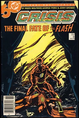 Buy CRISIS ON INFINITE EARTHS #8 1985 DEATH Of The FLASH (BARRY ALLEN) George Perez • 15.52£