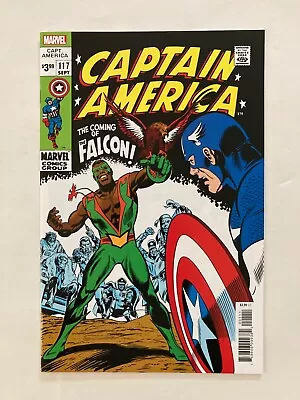 Buy Captain America #117 (2021) Facsimile Ed. | 1st Falcon App. | BRAND NEW NM/NM+ • 11.64£