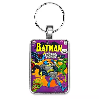 Buy Batman #197 Cover Pendant Key Ring Or Necklace Bargirl Catwoman DC Comic Jewelry • 10.08£
