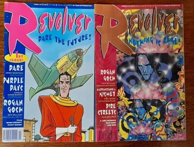 Buy 2000AD Presents REVOLVER :Issues #1 & #2 :July&Aug' 1990 💥Mini Bargain Bundle!  • 6£