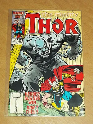 Buy Thor The Mighty #376 Vol 1 Marvel Simonson February 1987 • 6.99£