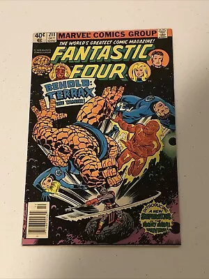 Buy Fantastic Four #211 - 1st App Terrax The Tamer - Galactus - (1979) • 7.77£