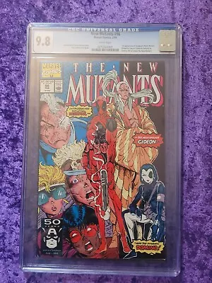 Buy New Mutants #98 High Grade 1st App. Deadpool Marvel Comic 1991 CGC 9.8 • 893.10£