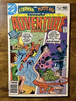 Buy Adventure Comics 468 Plastic Man Jim Aparo Cover Dc Comics 1980 • 2.29£