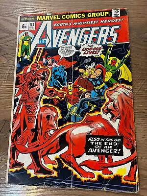 Buy Avengers #112 - Marvel Comics - 1973 - 1st App Mantis • 24.95£