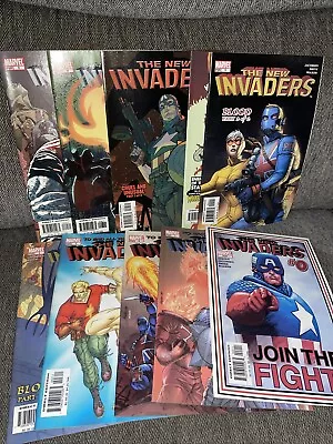 Buy The New Invaders Complete 10 Issue Set 0 1 2 3 4 5 6 7 8 9 Marvel Comics Run • 21.50£