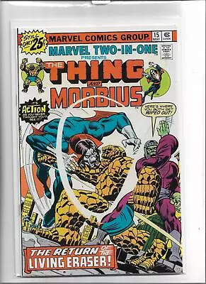 Buy Marvel Two-in-one #15 1976 Very Fine-near Mint 9.0 5102 The Thing Morbius • 6.03£