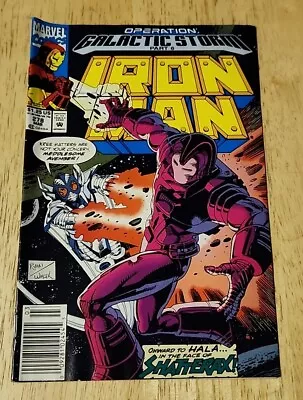 Buy Invincible Iron Man #278 Comic Book Operation Galactic Storm Shatterax Kree 1992 • 2.32£