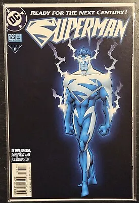 Buy Superman #123 Glow-in-the-Dark Cover Debut Of Blue Electric Suit DC Comics 1997 • 4.66£