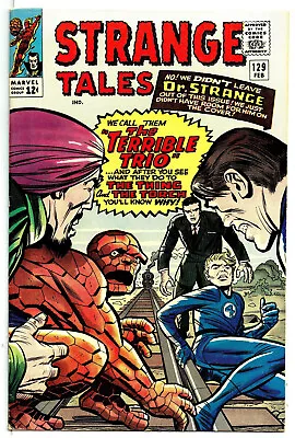 Buy Strange Tales #129 (Marvel) Feb 1965, Human Torch, Dr. Strange, Steve Ditko • 33.32£